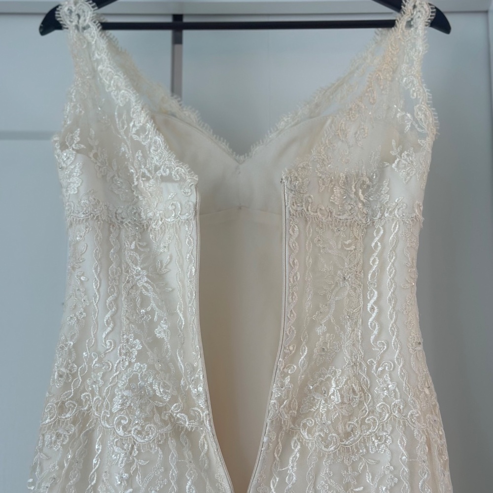 Pronovias Wedding Gown and Veil —Museum quality sealed - Picture 4 of 9